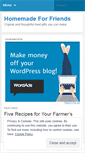 Mobile Screenshot of homemadeforfriends.com